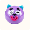 Purple Glasses Face Smushers